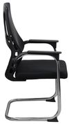 cumpără Scaun de birou Deco Saros Black+Chrome în Chișinău 