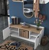 cumpără Mobilă pentru antreu Trendy EE101-1983, Nuc, 120x45x40cm (GTR001439) în Chișinău 