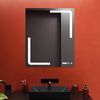 cumpără Oglindă baie Bayro Edge 700x800 LED touch, подогрев, часы, термометр în Chișinău 