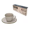 купить Чашка Tognana 48797 Naturalia Набор чашек кофейных Naturalia Sand 6шт с блюдцами в Кишинёве 