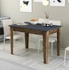 cumpără Masă Trendy Kiev 504-Nuc, Antracit 110x75x72cm în Chișinău 