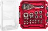 купить Набор ручных инструментов Milwaukee 4932499470 Set compact cu antrenor cu clichet ¼, biti si chei tubulare in cutie compatibila PACKOUT в Кишинёве 