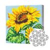 купить Картина по номерам Art Gallery BJ1016 Mozaic cu diamante 20x20cm Floarea-soarelui в Кишинёве 