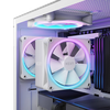 AC NZXT "T120 RGB White" (17.2-27.56dBA, 500-1800RPM, 1x120mm, RGB, PWM, 4 Heatpipes) 