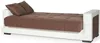 купить Диван Trendy Marmaris, extensibila cu lada de depozitare, 215x80x80cm, Maro/Alb в Кишинёве 