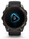 cumpără Ceas inteligent Garmin Fenix 8 – 51 mm, Sapphire, Carbon Gray DLC Titanium with Black (010-02905-21) în Chișinău 