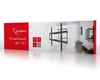 Wall Mount  Gembird "WM-75F-01" Black 40"-75", 50kg, VESA:up 600x400, Wall distance: 24mm 