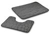 купить Коврик для ванной Tadar Set Dark Grey 2pcs 60x40cm/50x40cm в Кишинёве 