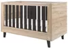 купить Кроватка Tutti Bambini 211081/3695 3 in 1 Como Oak & Slate Grey в Кишинёве 