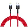 cumpără Cablu telefon mobil Tellur TLL155354 Cable USB - Lightning, cu LED, 3A, 1.2m, Red în Chișinău 