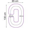 купить Домашний текстиль PernaMea Fata de Perna pt gravide forma-C, Buline Roz (PM.100248/2) в Кишинёве 