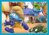 купить Головоломка Trefl 34656 Puzzles 4in1 Smurf Village, The Smurfs в Кишинёве 