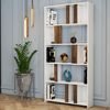 купить Офисный стеллаж Hanah Home Lima White Walnut в Кишинёве 