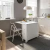 купить Стул Ikea Terje White/Книса Grey в Кишинёве 