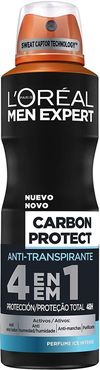 Дезодорант антиперспирант спрей LOREAL MEN EXPERT CARBON PROTECT, 150мл