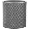 купить Садовая фигура Keter Cylinder Planter M Silver Gray (224150) в Кишинёве 