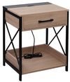 купить Тумбочка Deco Espero 48x40x60H Stejar M37/Black в Кишинёве 