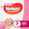 cumpără Scutece Huggies Ultra Comfort pentru fetiţă 3 (5-9 kg), 80 buc. în Chișinău 