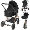 cumpără Сărucior pentru copii Kikka Boo One Black, transformabil 3in1 (3800171213820) în Chișinău 
