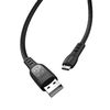 Hoco Cable USB to Type-C S6 Sentinel with Timing Display 3A 1.2m, Black 