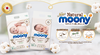 Scutece Moony Natural NewBorn  (pana la 5 kg) 63 buc 