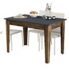 cumpără Masă Trendy Kiev 504-Nuc, Antracit 110x75x72cm în Chișinău 