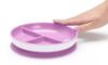 cumpără Seturi pentru hrănire bebelușilor Munchkin MUN0070 Set din 2 farfurii sectionale pe ventuza Pink/Purple în Chișinău 