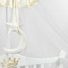купить Кроватка PernaMea Baldachin Premium Star Ivory (PM.101301/4) в Кишинёве 