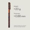 купить Чехол для смартфона Pitaka iPhone 17 Pro Breath of Veins Edge (Burning Orange-01) (BV1701P) в Кишинёве 