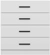 купить Комод Trendy Kale TV-Alb, 90x100x47cm (GTR003941) в Кишинёве 