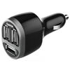 купить Зарядное устройство для автомобиля Hama 173603 3x USB 5.2A Black в Кишинёве 