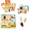 cumpără Puzzle Djeco DJ01480 Puzzle din lemn in 3 nivele Cabana Iepurasului în Chișinău 