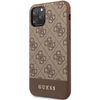 cumpără Husă pentru smartphone CG Mobile GLBR Guess 4G Stripe Cover for iPhone 11 Pro Max Brown (EU Blister) în Chișinău 