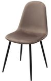 cumpără Scaun Deco C-710 Catifea + Black Legs Brown (HLR-49) în Chișinău 