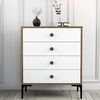 купить Комод Trendy Lizbon 537-Nuc, Alb 76x90x40cm (GTR001657) в Кишинёве 