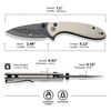 купить Нож походный Civivi C24031-DS1 Faeger, G10 ivoire, Button Lock в Кишинёве 