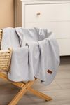 cumpără Lenjerie de pat pentru copii Sensillo 42800 Покрывaло муслин 75x100 Grey în Chișinău 