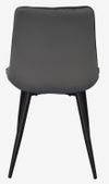 купить Комплект стол и стулья Evelin di Costacurta cтол DT-402-6B + 4 стула YTC-055B Bluvel-14 (Dark grey) в Кишинёве 