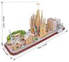 купить Конструктор Cubik Fun MC256h 3D Puzzle City Line Barcelona в Кишинёве 