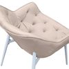 купить Стул Deco Lotus Catifea Capucino+White Legs в Кишинёве 