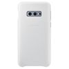 купить Чехол для смартфона Samsung EF-VG970 Leather Cover Galaxy S10e White в Кишинёве 