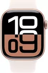 купить Смарт часы Apple Watch Series 10 GPS 42mm Rose Gold Aluminium Case with Light Blush Sport Band - S/M MWWH3 в Кишинёве 