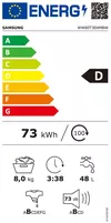 cumpără Mașină de spălat frontală Samsung WW80T304MBW/LE în Chișinău 