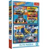 cumpără Puzzle Trefl 34442 Puzzles 2x70 Toy cars, Hot Wheels în Chișinău 