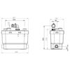 Насос SFA SANISPEED 375х185х275 для душа, ванны, умывальника,биде, стиральной и посудомоечной машины