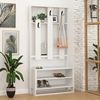 cumpără Mobilă pentru antreu Trendy Chester Alb, Alb, 90x180x36cm (GTR001331) în Chișinău 