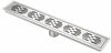 cumpără Trap de duș Rubano 49255 Rigola dus 700mm 90°, H55-115mm, grila reversibila inox în Chișinău 