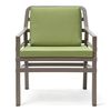 купить Кресло с подушками Nardi ARIA TORTORA lime 40330.10.061.061 (Кресло с подушками для сада и терас) в Кишинёве 