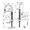 cumpără Bateria bucătărie Gessi 60922-439 Nero/Black Metal PVD în Chișinău 