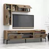 купить Тумба напольная для TV Trendy Samba, Albastru 180x52x35cm в Кишинёве 